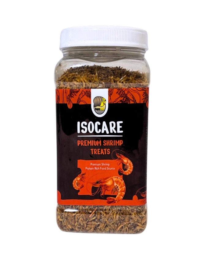 Bugzy Bugs IsoCare Premium Dried Shrimp Treats High Protein Supplement for Isopods, Reptiles, Lizards, Birds, Fish, Aquatic Turtles, Amphibians, Feeders, Invertebrates - Natural Shellfish 16oz - Image 1